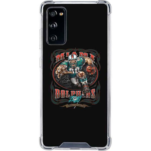 Liquid Blue NFL Miami Dolphins Running Back Galaxy S20 FE Clear Case