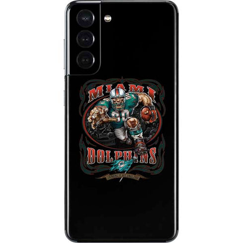 Liquid Blue NFL Miami Dolphins Running Back Galaxy S21 5G Skin