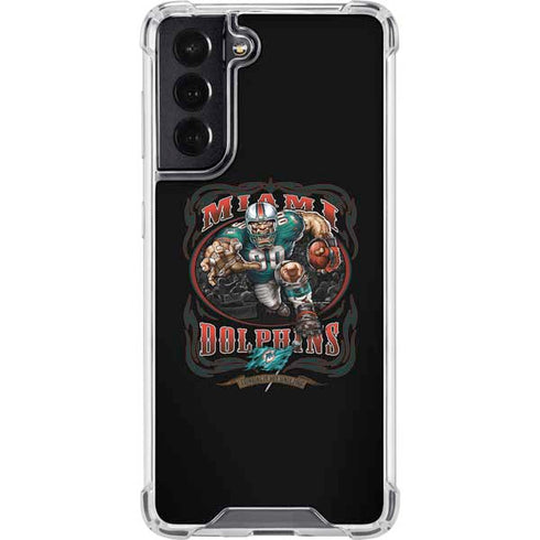 Liquid Blue NFL Miami Dolphins Running Back Galaxy S22 Clear Case