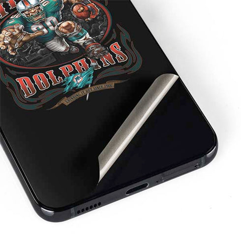 Liquid Blue NFL Miami Dolphins Running Back Galaxy S22 Plus Skin