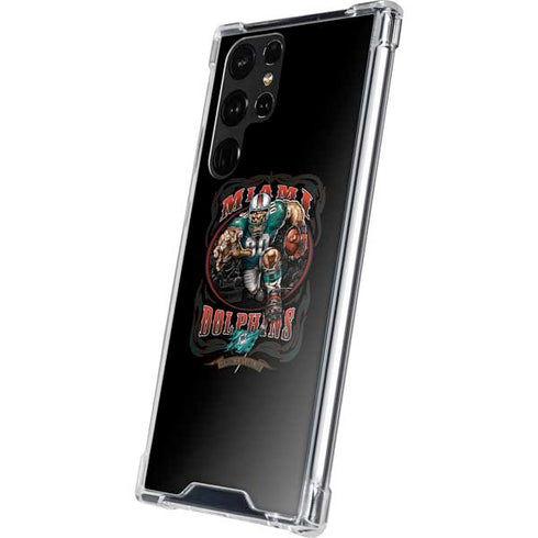 Liquid Blue NFL Miami Dolphins Running Back Galaxy S22 Ultra Clear Case
