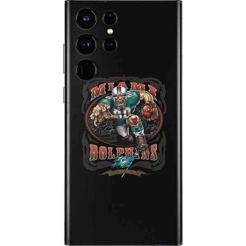 Liquid Blue NFL Miami Dolphins Running Back Galaxy S22 Ultra Skin