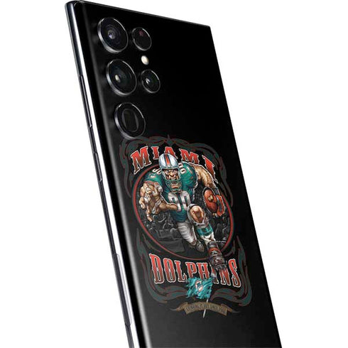 Liquid Blue NFL Miami Dolphins Running Back Galaxy S22 Ultra Skin