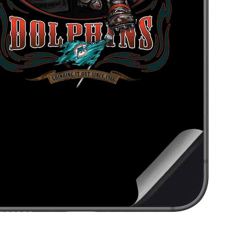 Liquid Blue NFL Miami Dolphins Running Back Galaxy S23 FE Skin