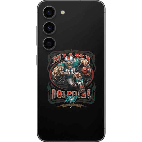 Liquid Blue NFL Miami Dolphins Running Back Galaxy S23 Skin