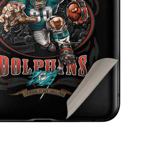 Liquid Blue NFL Miami Dolphins Running Back Galaxy Z Flip Skin