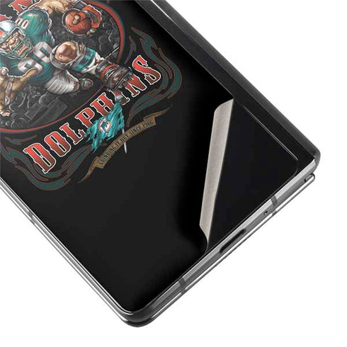 Liquid Blue NFL Miami Dolphins Running Back Galaxy Z Fold2 5G Skin