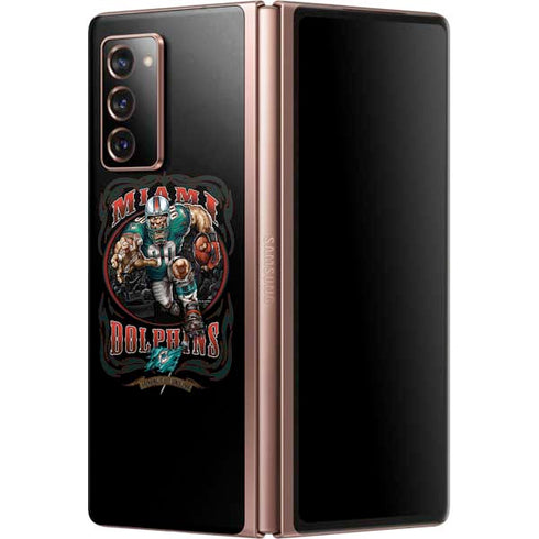 Liquid Blue NFL Miami Dolphins Running Back Galaxy Z Fold2 5G Skin