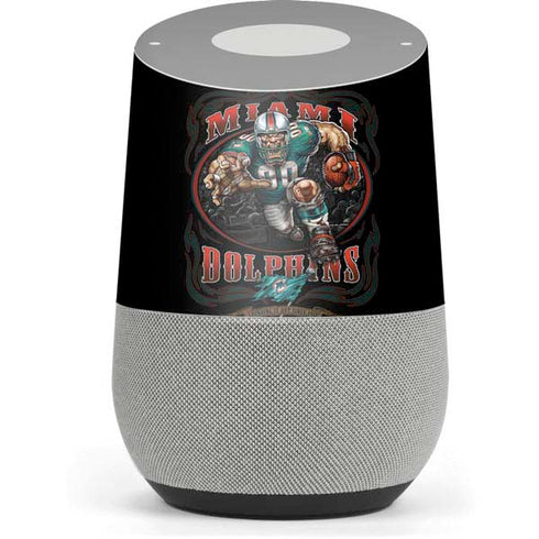 Liquid Blue NFL Miami Dolphins Running Back Google Home Skin