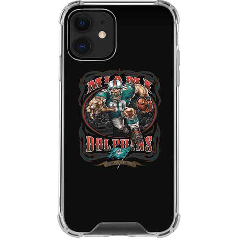 Liquid Blue NFL Miami Dolphins Running Back iPhone 12 Clear Case