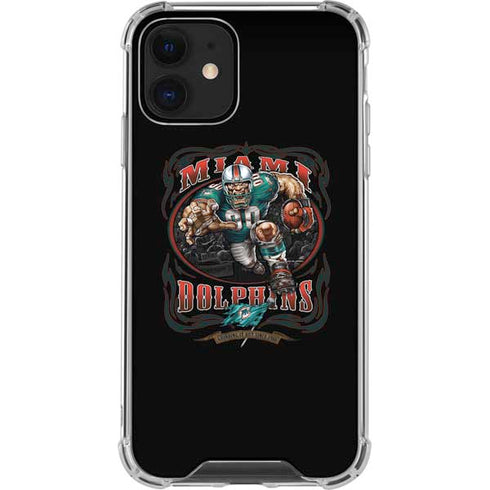 Liquid Blue NFL Miami Dolphins Running Back iPhone 12 Mini Clear Case
