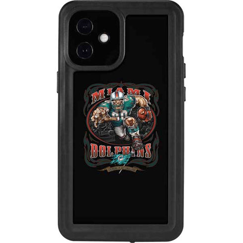 Liquid Blue NFL Miami Dolphins Running Back iPhone 12 Mini Waterproof Case