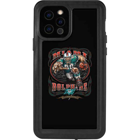 Liquid Blue NFL Miami Dolphins Running Back iPhone 12 Pro Waterproof Case