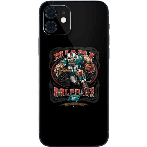 Liquid Blue NFL Miami Dolphins Running Back iPhone 12 Skin