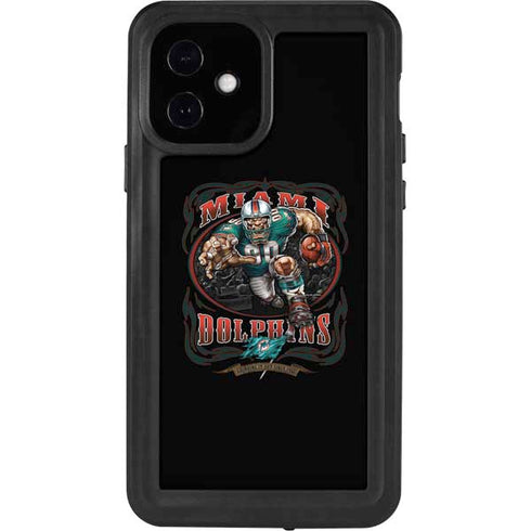 Liquid Blue NFL Miami Dolphins Running Back iPhone 12 Waterproof Case