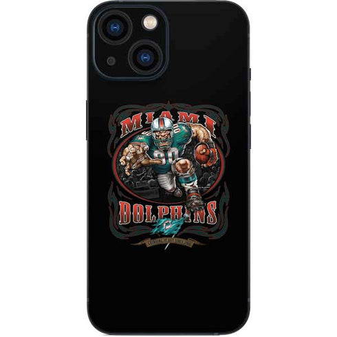 Liquid Blue NFL Miami Dolphins Running Back iPhone 13 Mini Skin