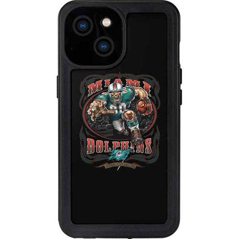 Liquid Blue NFL Miami Dolphins Running Back iPhone 13 Mini Waterproof Case