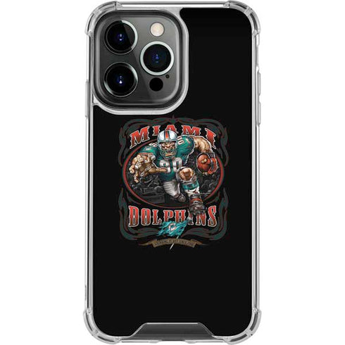 Liquid Blue NFL Miami Dolphins Running Back iPhone 13 Pro Clear Case
