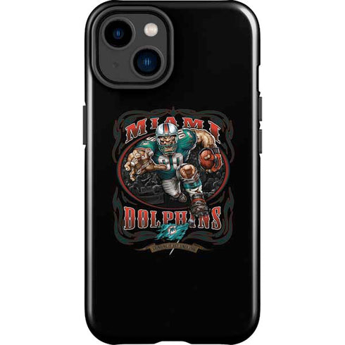 Liquid Blue NFL Miami Dolphins Running Back iPhone 15 Plus Impact Case