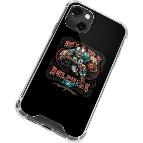 Liquid Blue NFL Miami Dolphins Running Back iPhone 14 Plus Clear Case