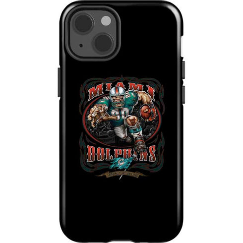 Liquid Blue NFL Miami Dolphins Running Back iPhone 15 Impact Case