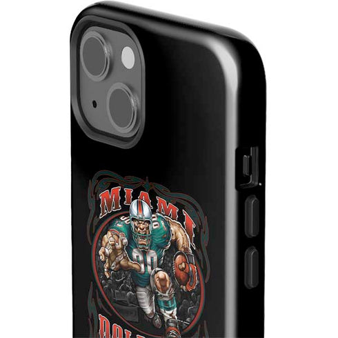 Liquid Blue NFL Miami Dolphins Running Back iPhone 14 Impact Case