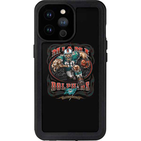 Liquid Blue NFL Miami Dolphins Running Back iPhone 14 Pro Max Waterproof Case