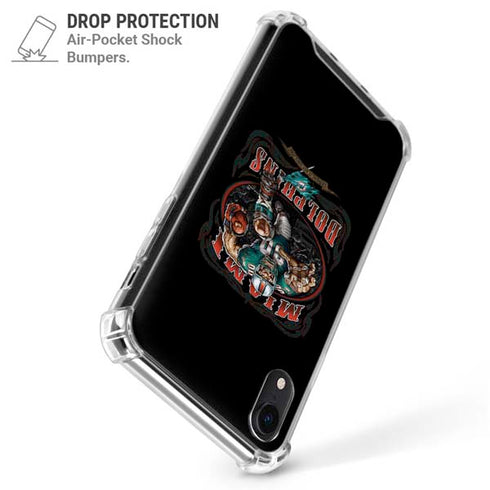 Liquid Blue NFL Miami Dolphins Running Back iPhone XR Clear Case