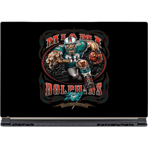Liquid Blue NFL Miami Dolphins Running Back MSI GS65 Stealth Laptop Skin