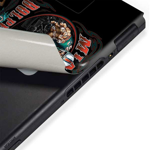 Liquid Blue NFL Miami Dolphins Running Back Nintendo Switch Bundle Skin