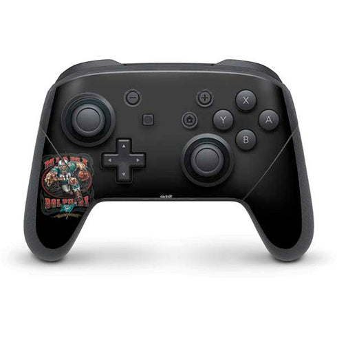 Liquid Blue NFL Miami Dolphins Running Back Nintendo Switch Pro Controller Skin