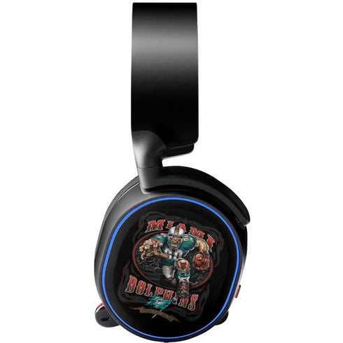 Liquid Blue NFL Miami Dolphins Running Back SteelSeries Arctis 5 Skin
