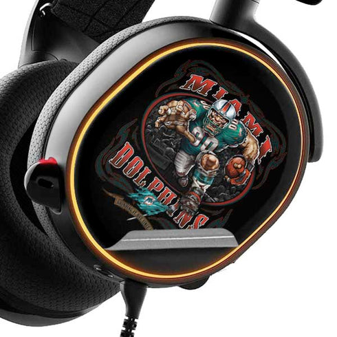 Liquid Blue NFL Miami Dolphins Running Back SteelSeries Arctis 5 Skin