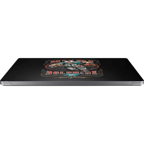 Liquid Blue NFL Miami Dolphins Running Back Universal Laptop 12in (9.8 x 6.8in) Skin