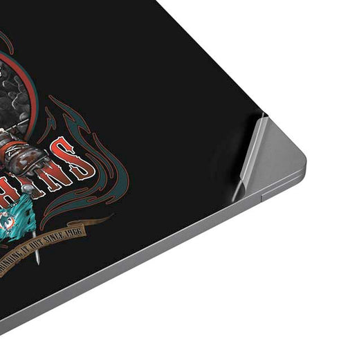 Liquid Blue NFL Miami Dolphins Running Back Universal Laptop 14in (11.4 x 8.2in) Skin