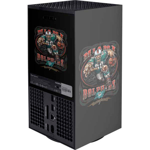 Liquid Blue NFL Miami Dolphins Running Back Xbox Series X Console Skin