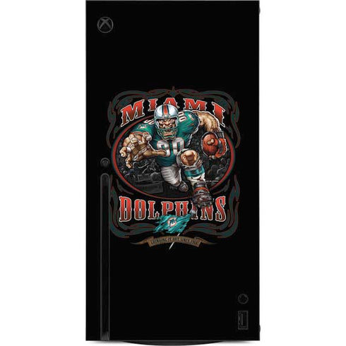 Liquid Blue NFL Miami Dolphins Running Back Xbox Series X Console Skin