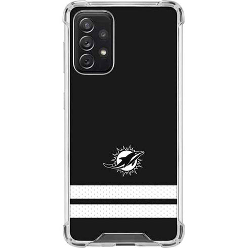 NFL Miami Dolphins Shutout Galaxy A72 5G Clear Case