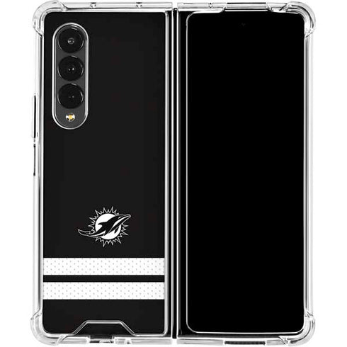 NFL Miami Dolphins Shutout Galaxy Z Fold4 5G Clear Case