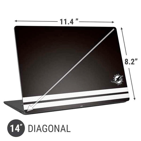 NFL Miami Dolphins Shutout Universal Laptop 14in (11.4 x 8.2in) Skin
