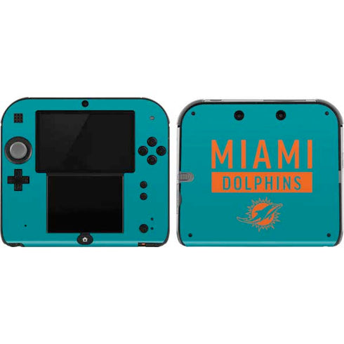 NFL Miami Dolphins Teal Performance Series Nintendo 2DS Skin