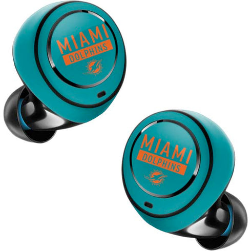 NFL Miami Dolphins Teal Performance Series Amazon Echo Buds Skin