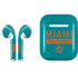 NFL Miami Dolphins Teal Performance Series Apple AirPods Skin