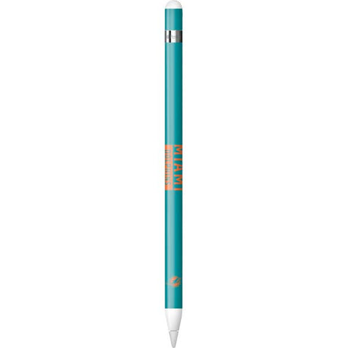 NFL Miami Dolphins Teal Performance Series Apple Pencil (1st Gen, 2017) Skin