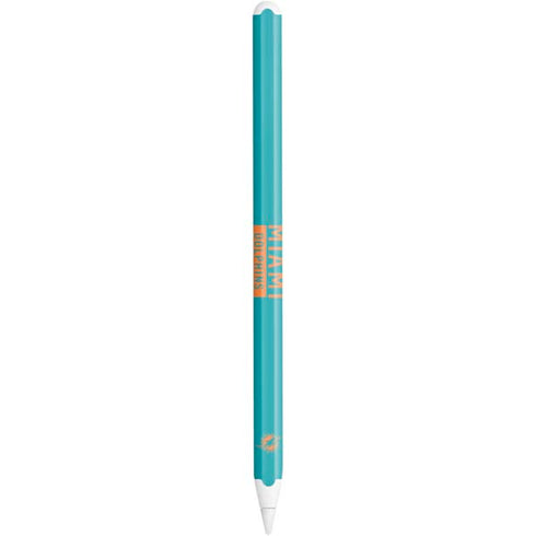 NFL Miami Dolphins Teal Performance Series Apple Pencil (2nd Gen 2019) Skin
