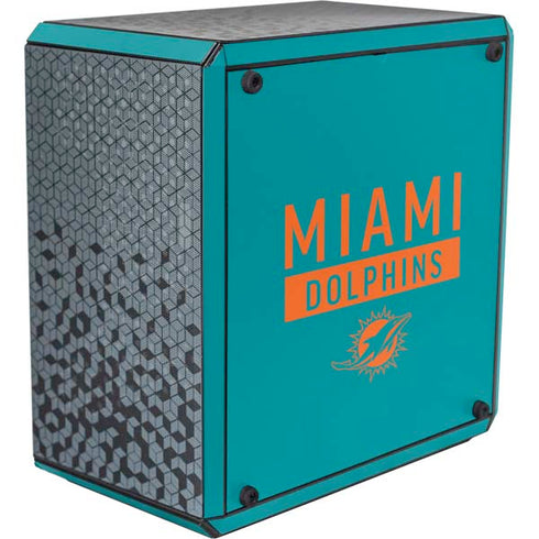 NFL Miami Dolphins Teal Performance Series Cooler Master MasterBox Q300L Mini Tower Skin