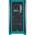 NFL Miami Dolphins Teal Performance Series Corsair 4000D Tempered Glass Mid-Tower ATX Case Skin