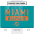 NFL Miami Dolphins Teal Performance Series Dell Vostro Skin