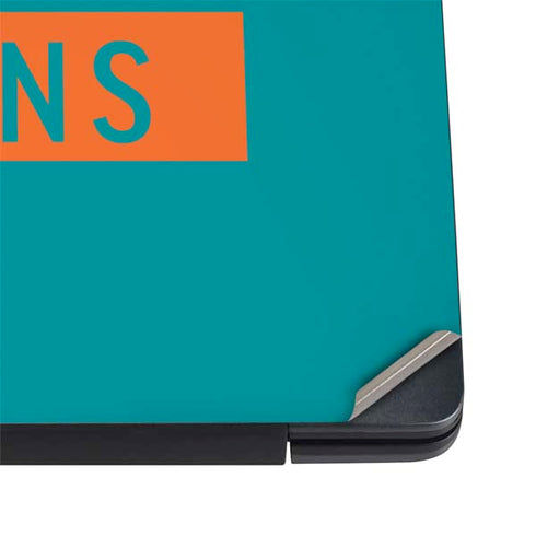 NFL Miami Dolphins Teal Performance Series Dell Vostro Skin