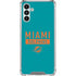 NFL Miami Dolphins Teal Performance Series Galaxy A13 5G Clear Case